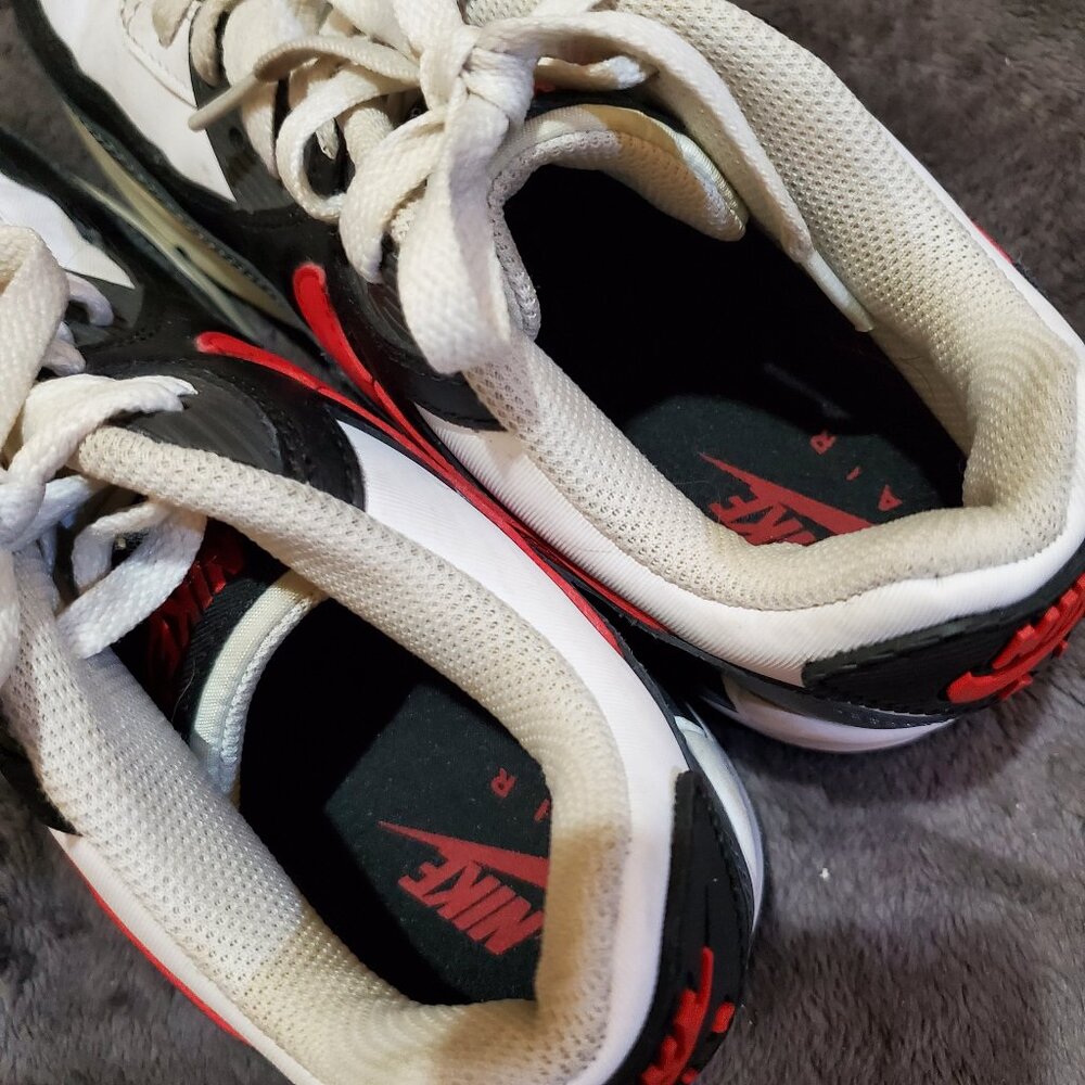 Nike Air Max CO6864-113 Low Top Sneaker Red Blue White Size 5.5Y - Picture 4 of 8